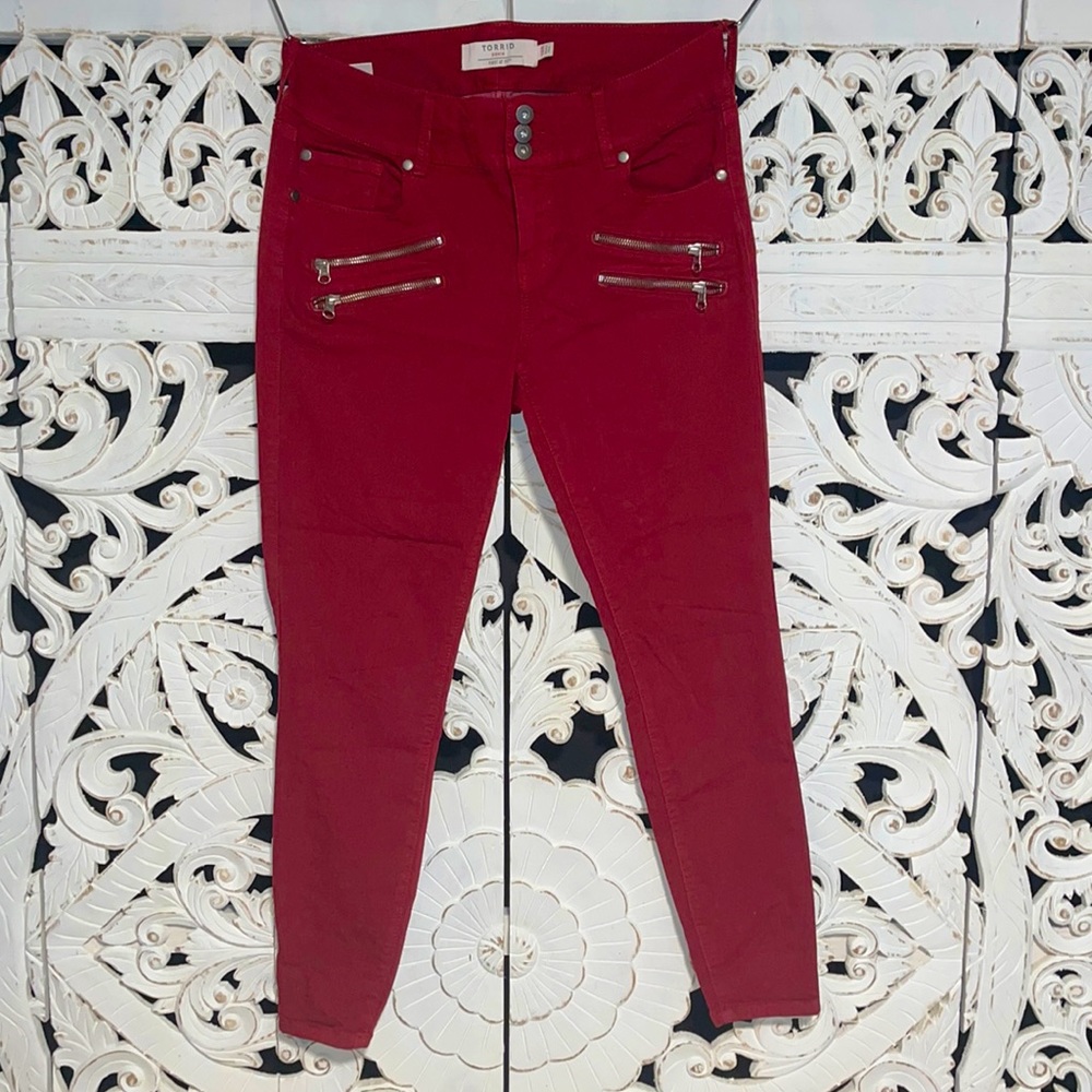Red Torrid Jegging NWOT